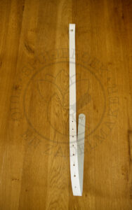 Geweerdraagriem wit leer schutterij